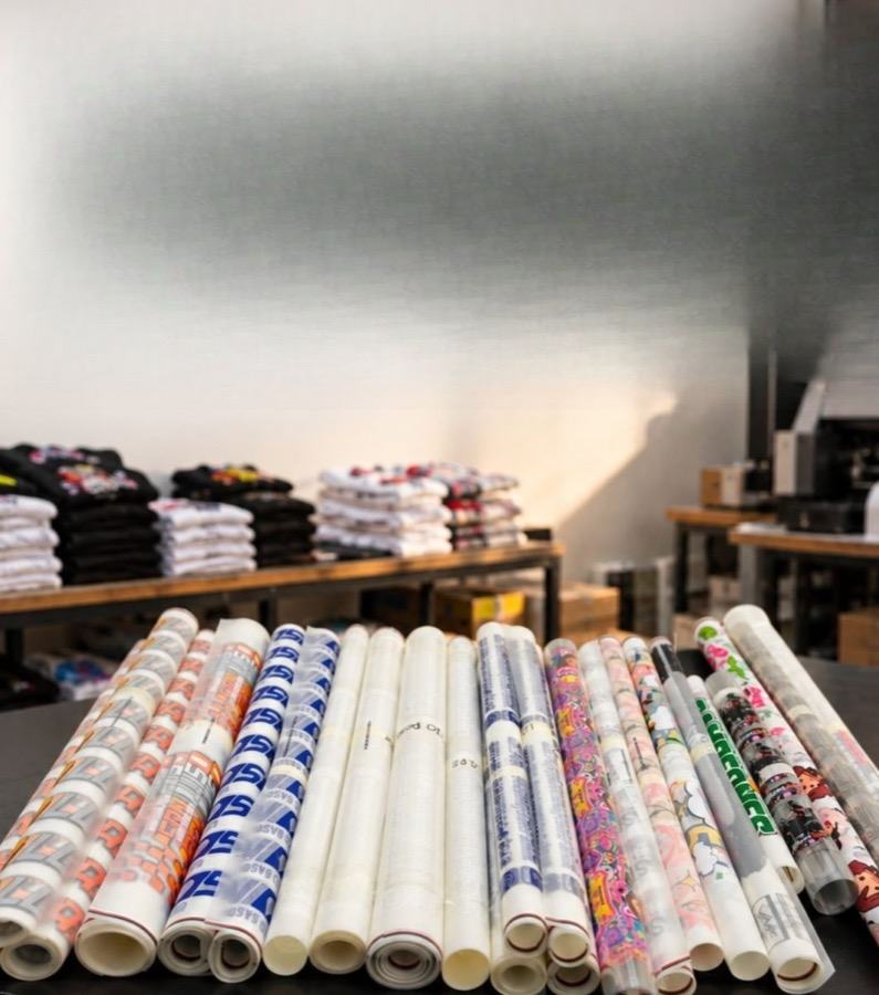 Rollos de film DTF Textil listos para entregar
